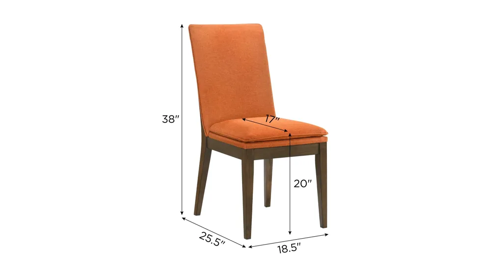 Maggie Dining Chairs- Set of 2 Dimensions