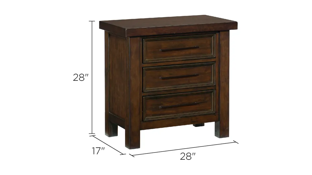 Rosemont Nightstand Dimensions