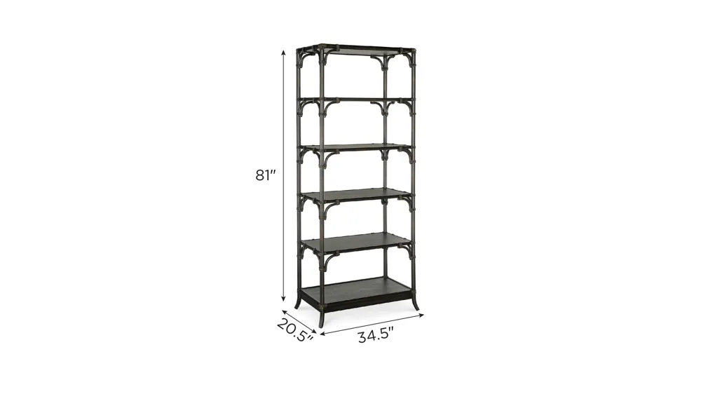 Retreat Pole Rattan Bookcase Dimensions