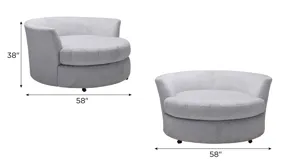 Mondo Swivel Chair | Raymour & Flanigan