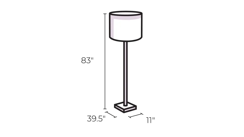Sputnik Arc Lamp Dimensions