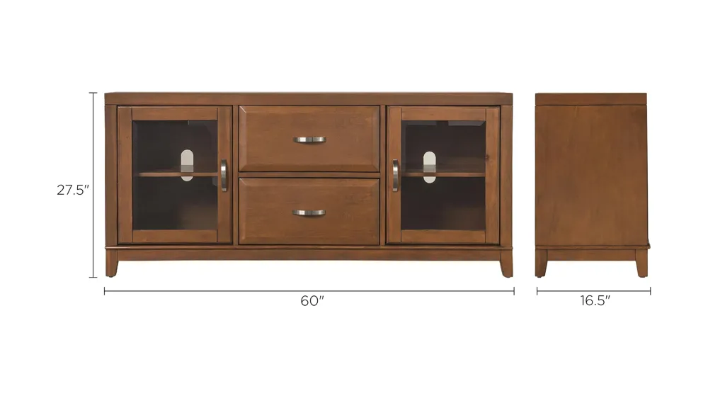 Granthom 60" TV Console Dimensions