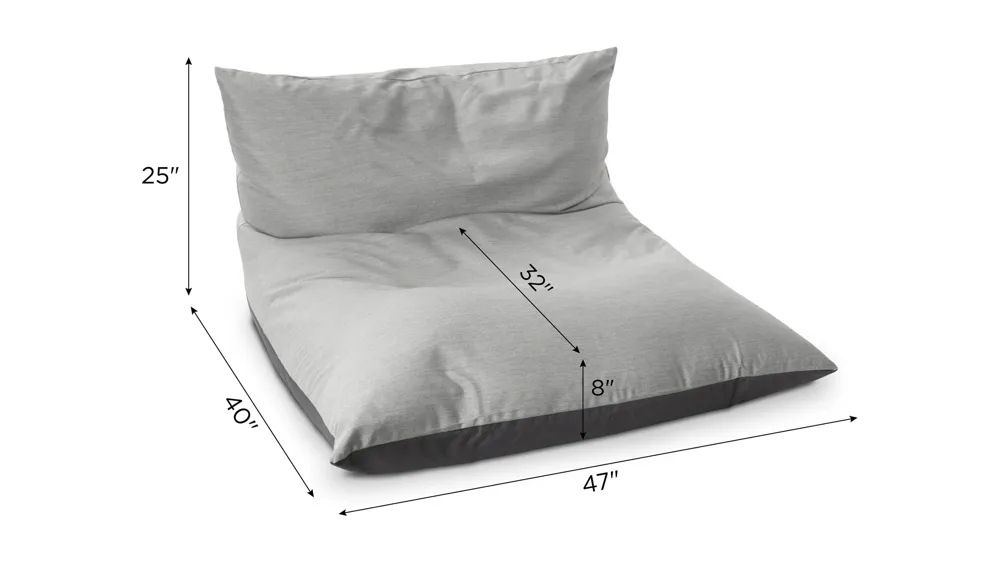 Mareda Outdoor Bean Bag Lounge Chair Dimensions