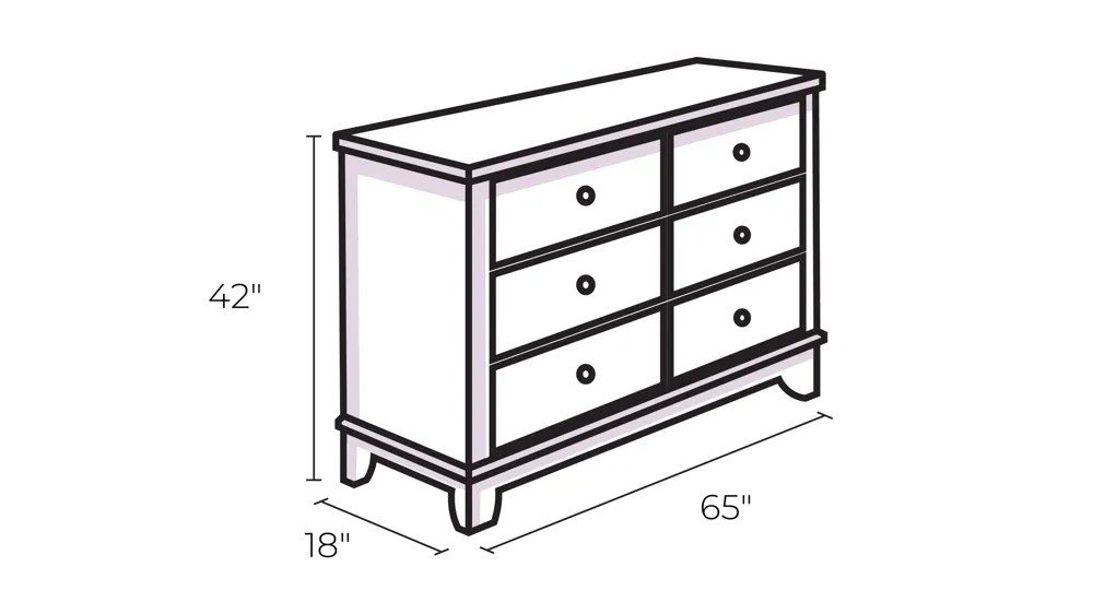 Paris Dresser Dimensions