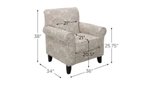 Tatum Accent Chair | Raymour & Flanigan