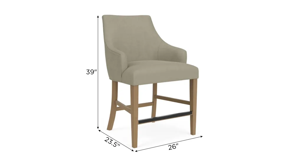 Aberdeen Stool- Set of 2 Dimensions