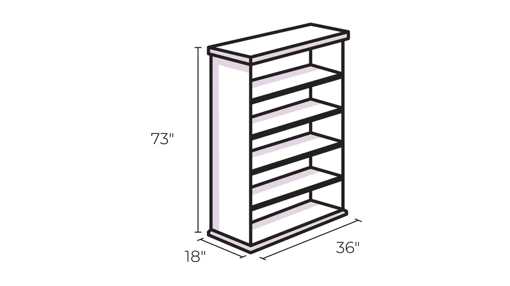 Bedford Park Open Shelving Dimensions