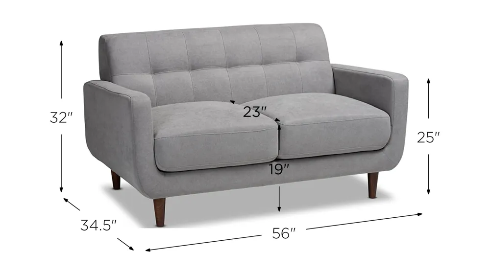 Allister Loveseat Dimensions