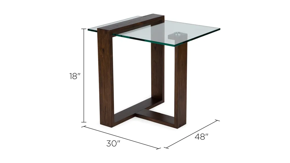 Bristen Rectangular End Table Dimensions