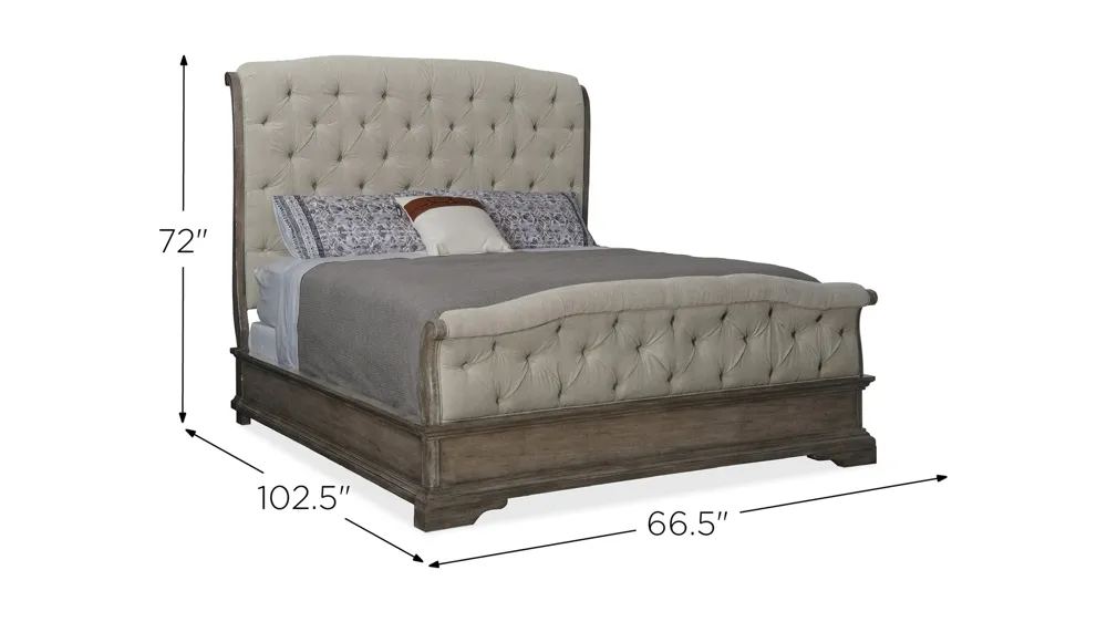 Woodlands Upholstered Bed Dimensions