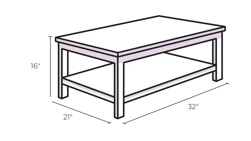 Pesky Coffee Table Dimensions