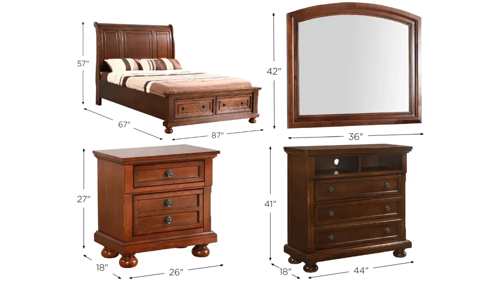 Deb Upholstered Bed | Raymour & Flanigan
