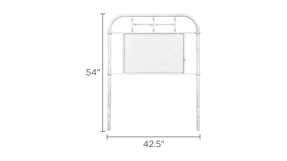 Vintage Series Metal Headboard Dimensions