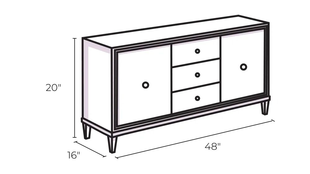 Maribelle Sideboard Dimensions
