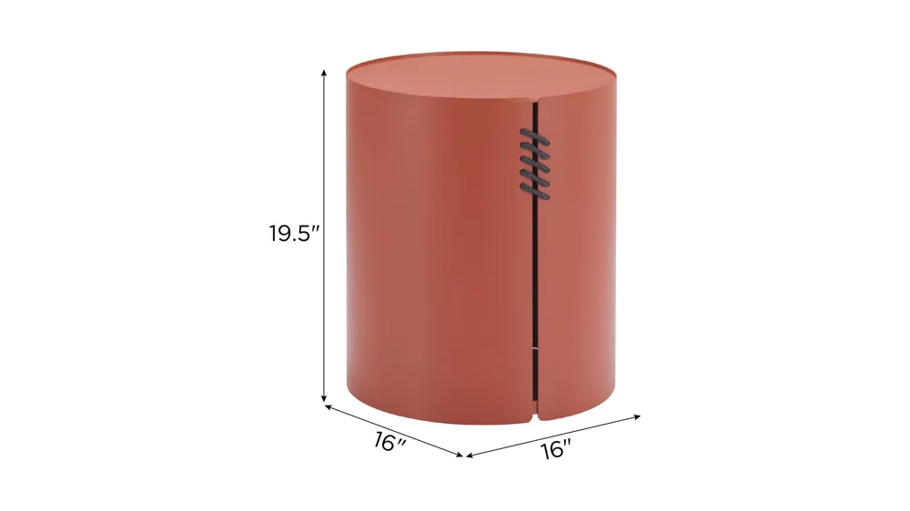 Bayu Outdoor Side Table Dimensions