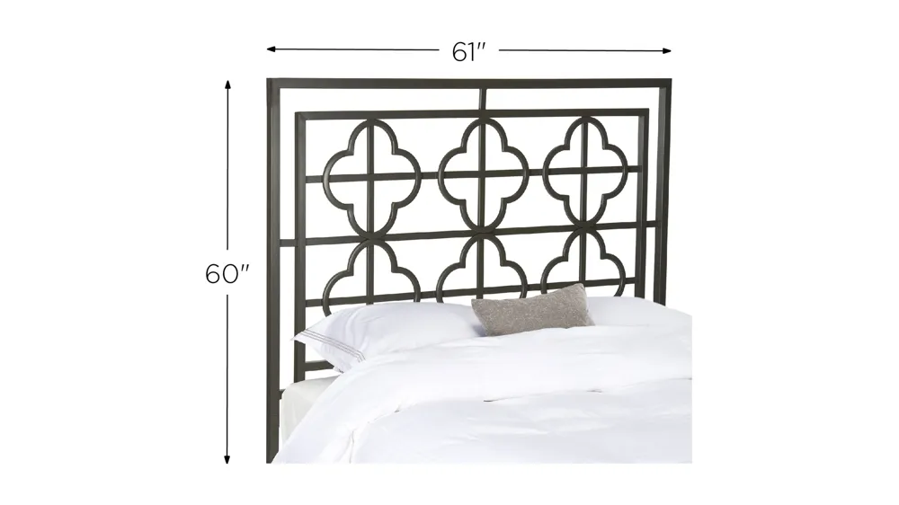 Lucinda Francais Metal Headboard Dimensions