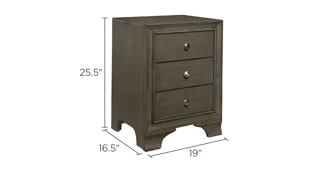 Woodwell Nightstand Dimensions
