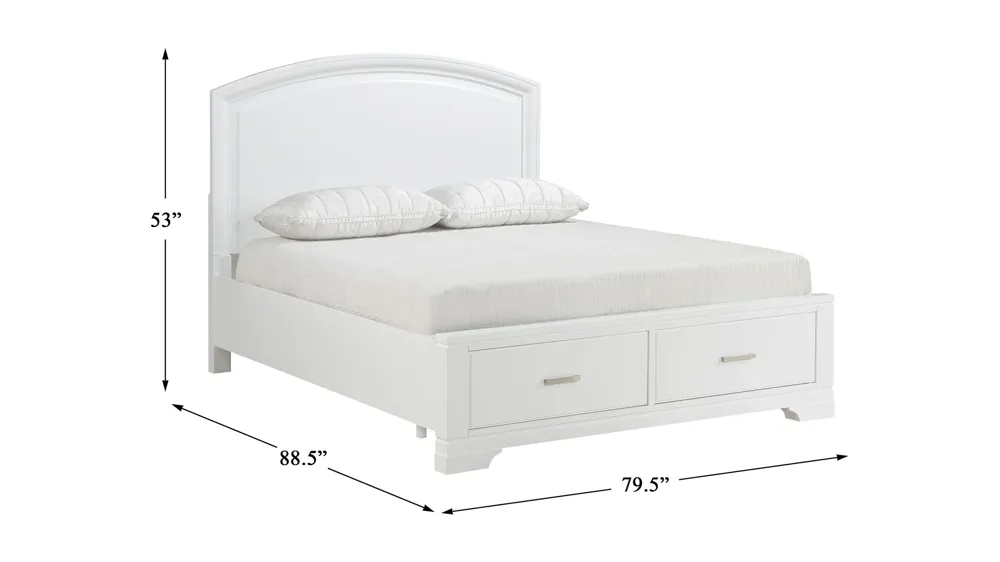 Wittenberry Storage Bed Dimensions