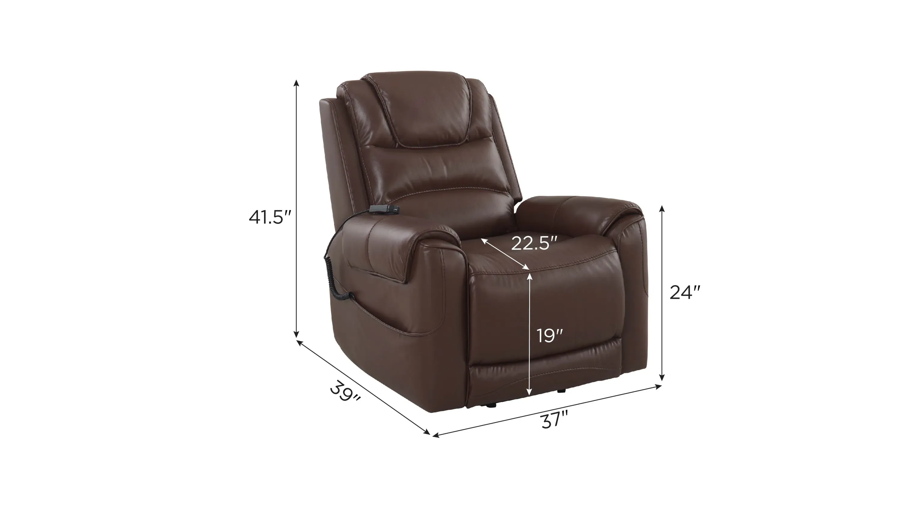 Demont Power Lift Recliner | Raymour & Flanigan