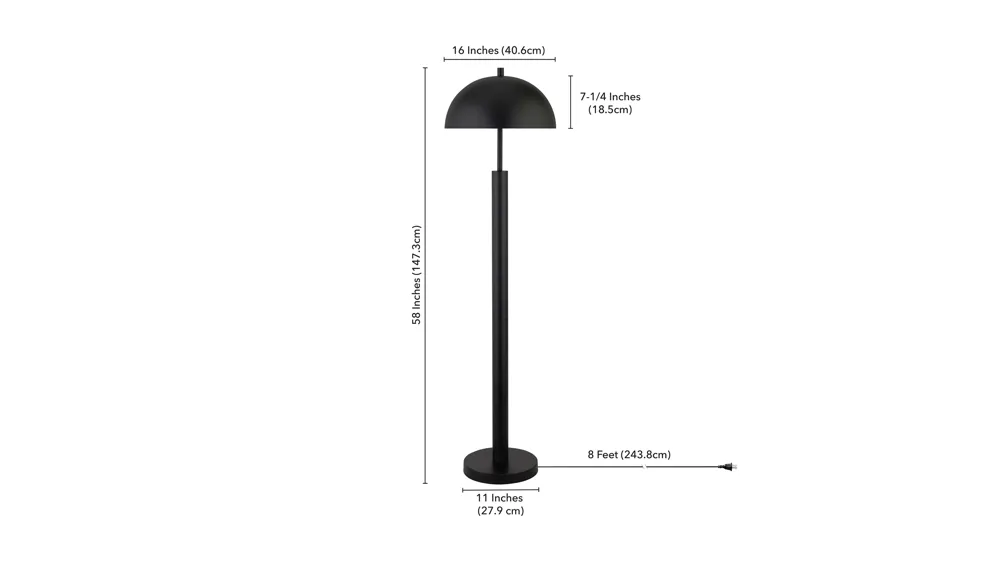 Vera Floor Lamp Dimensions