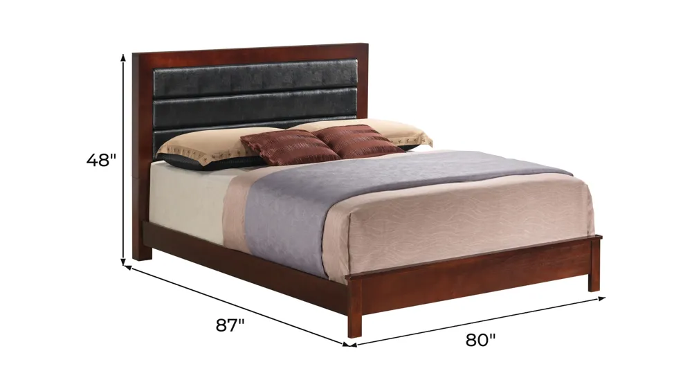 Burlington Upholstered Panel Bed Dimensions