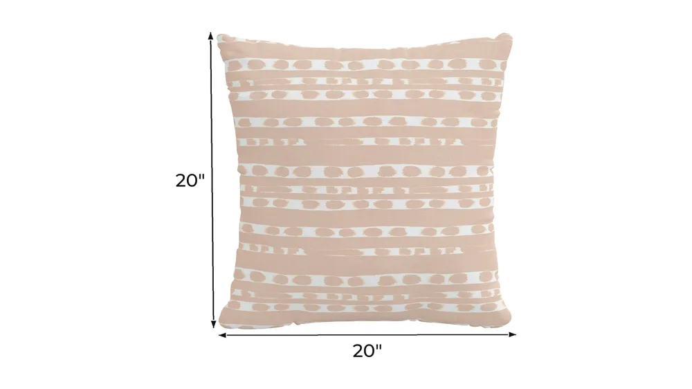 20" Outdoor Himari Pillow Dimensions