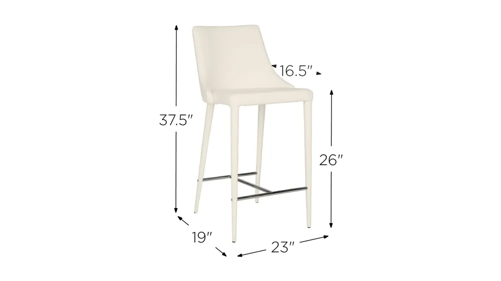 Adele Counter Stool - Set of 2 Dimensions
