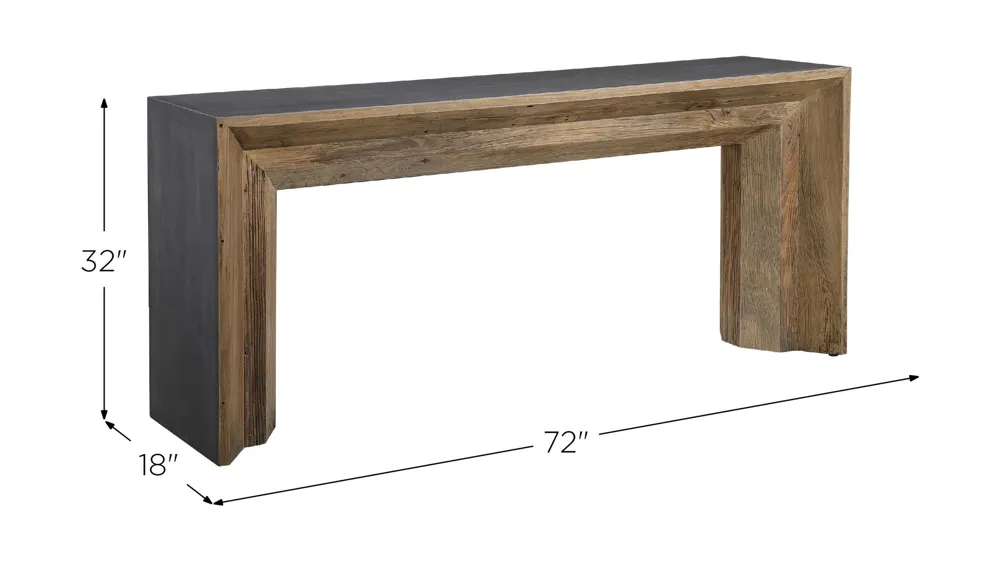 Veazie Console Table Dimensions