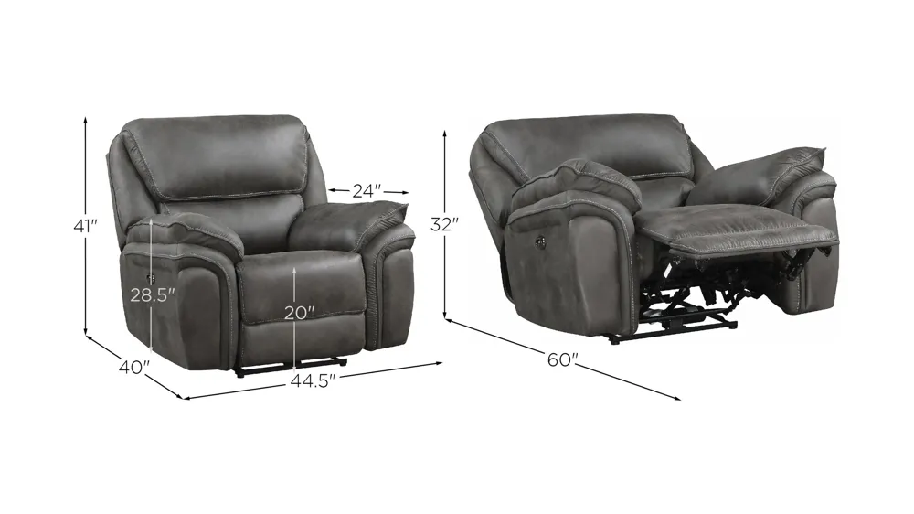 Cassiopeia Power Reclining Chair Dimensions
