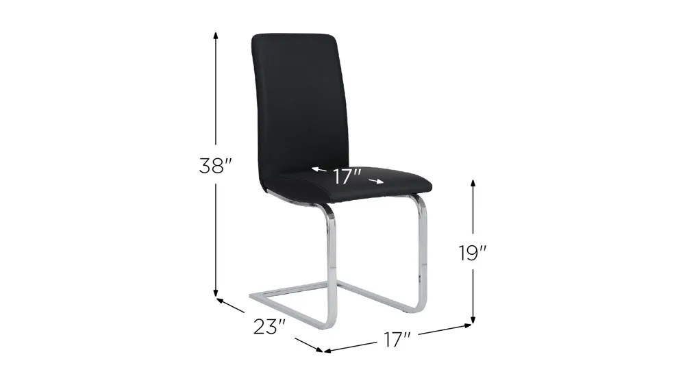 Cinzia Side Chair Dimensions