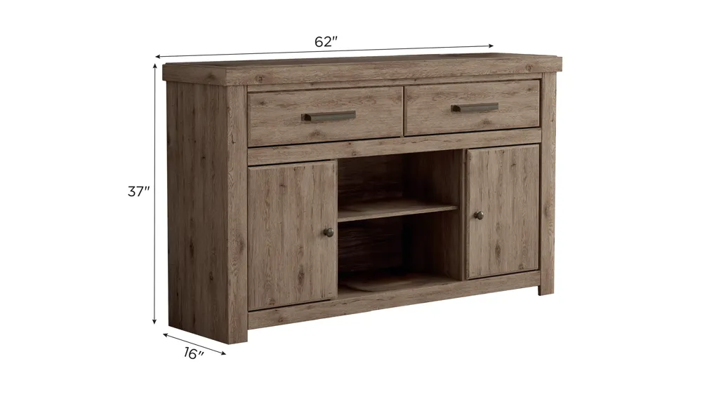 Garistyn TV Console Dimensions