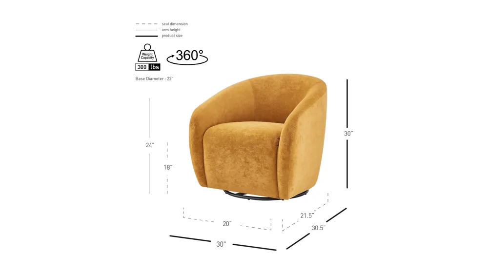 Regina Arm Chair Dimensions