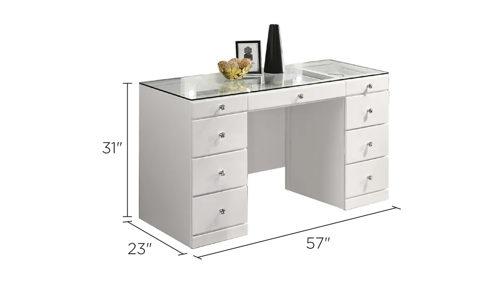 Diem Large Vanity Table Dimensions