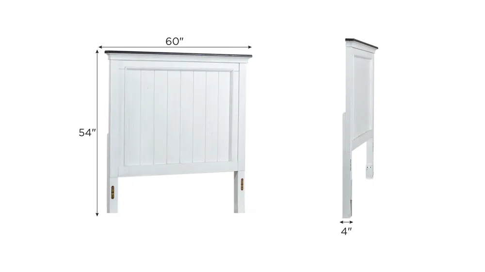 Shelby Panel Headboard Dimensions