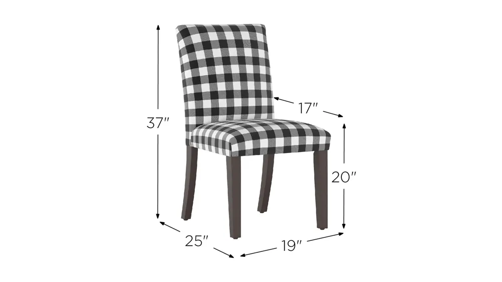 Merry Upholstered Dining Chair Dimensions