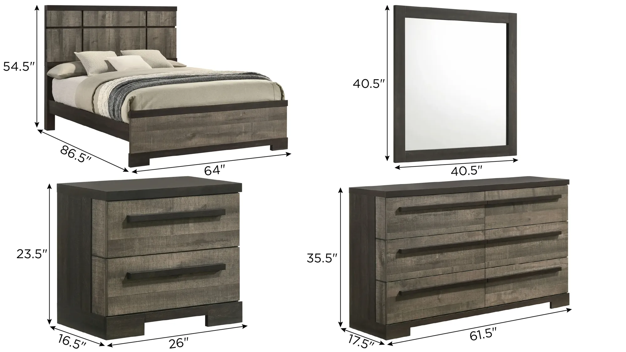 Remington 4-pc. Bedroom Set