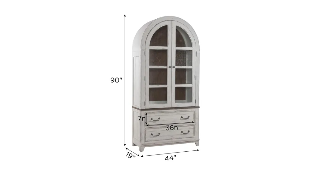 River Place Curio Cabinet Dimensions