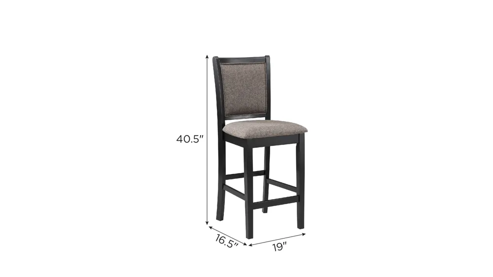 Potomac Counter Chairs- Set of 2 Dimensions