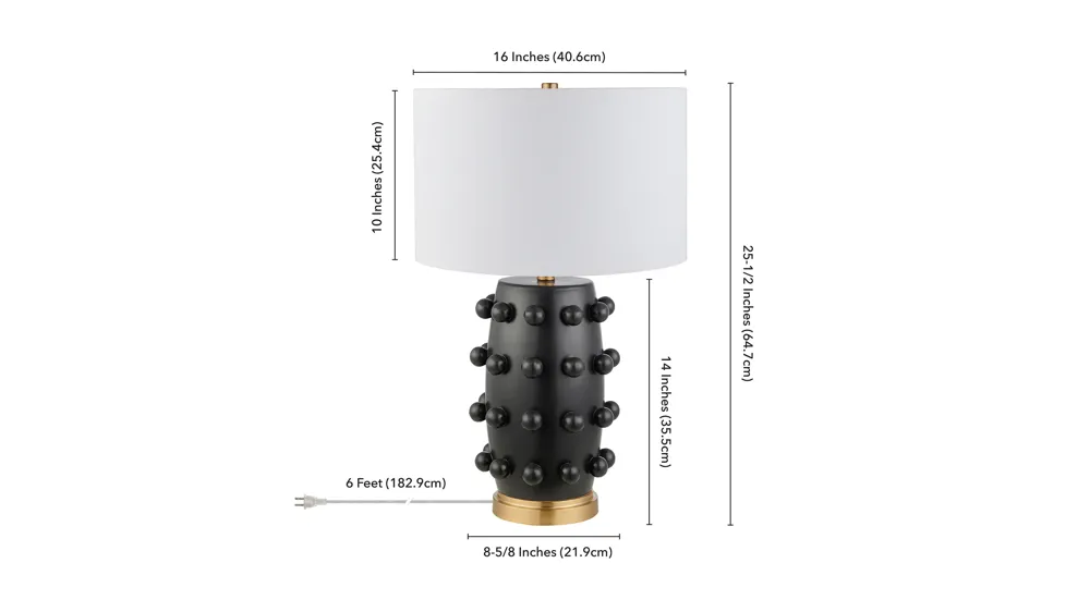 Farrington Table Lamp Dimensions