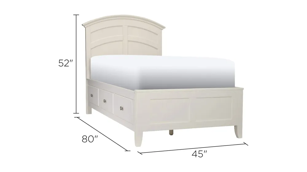 Kylie Youth Storage Bed Dimensions
