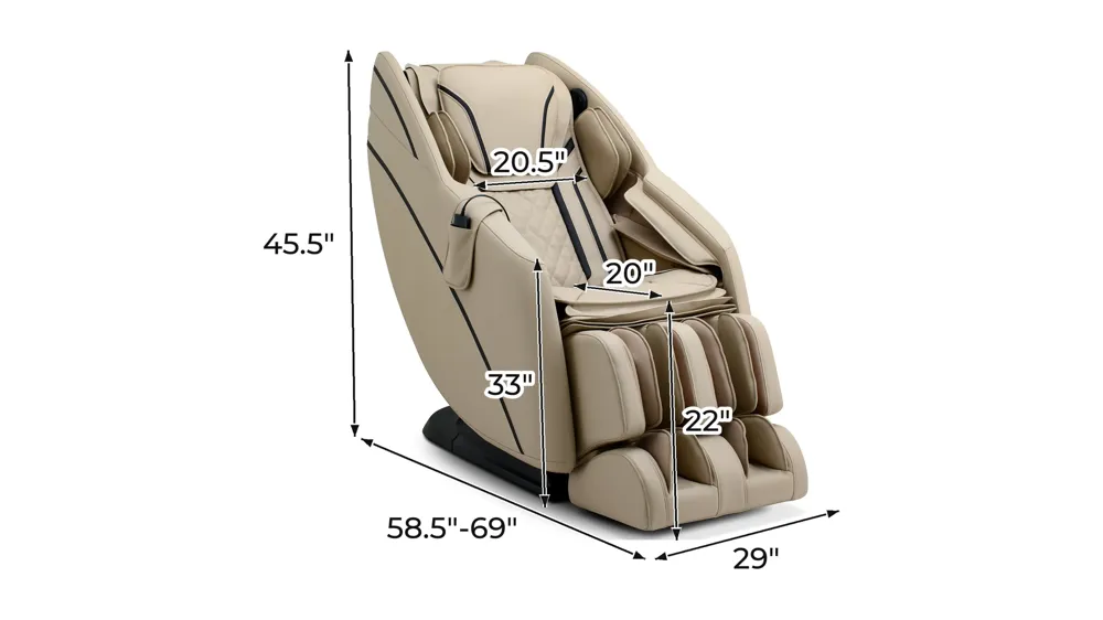 Bliss Proflex Massage Chair Dimensions
