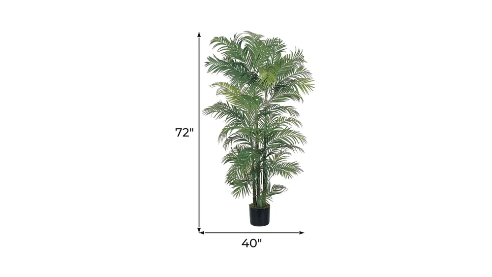 6ft. Areca Silk Palm Tree Dimensions