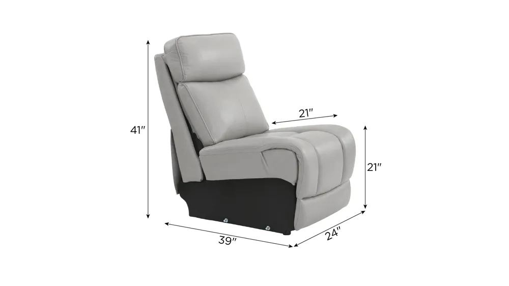 Brooks Armless Chair Dimensions
