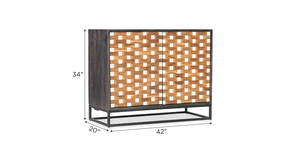 Commerce and Market 2-Door Accent Chest Dimensions