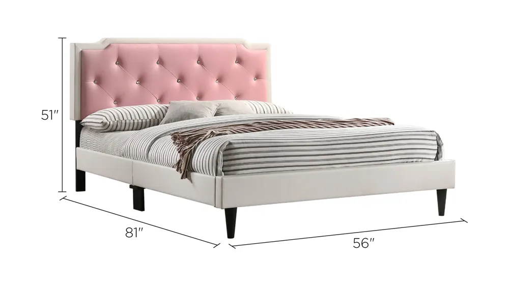 Deb Upholstered Bed Dimensions