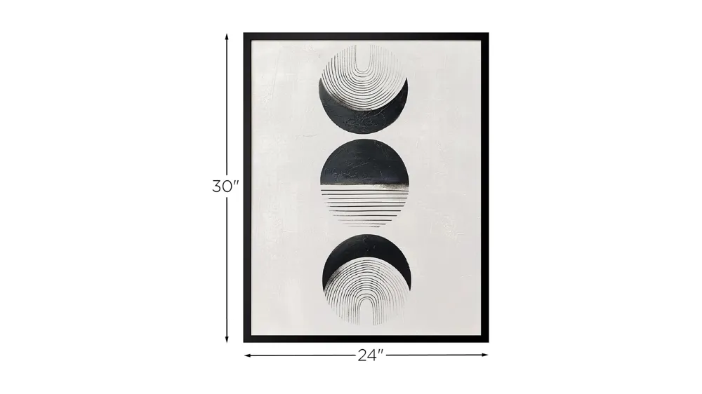Phases I Wall Art Dimensions