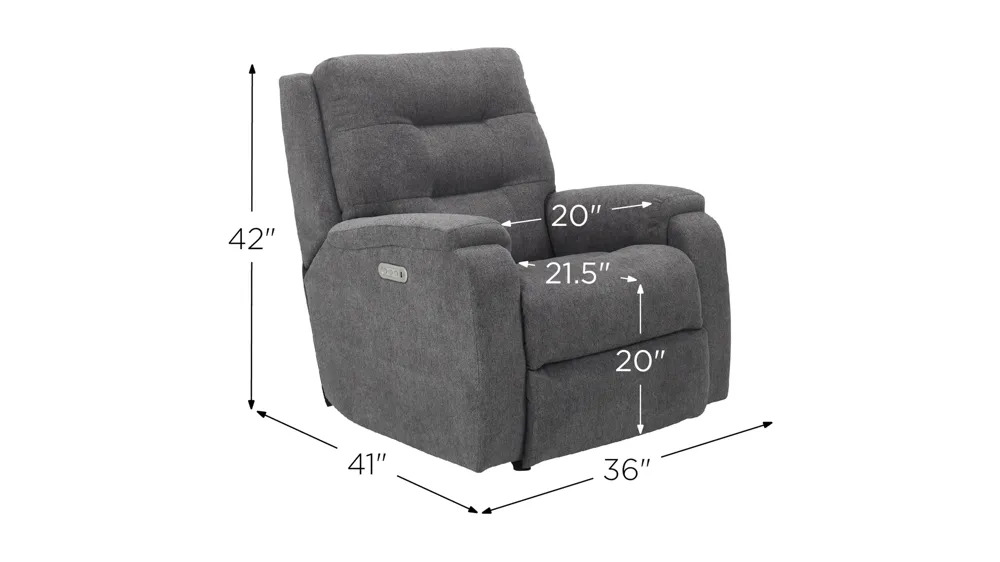 Halenbeck Triple Power Rocker Recliner Dimensions