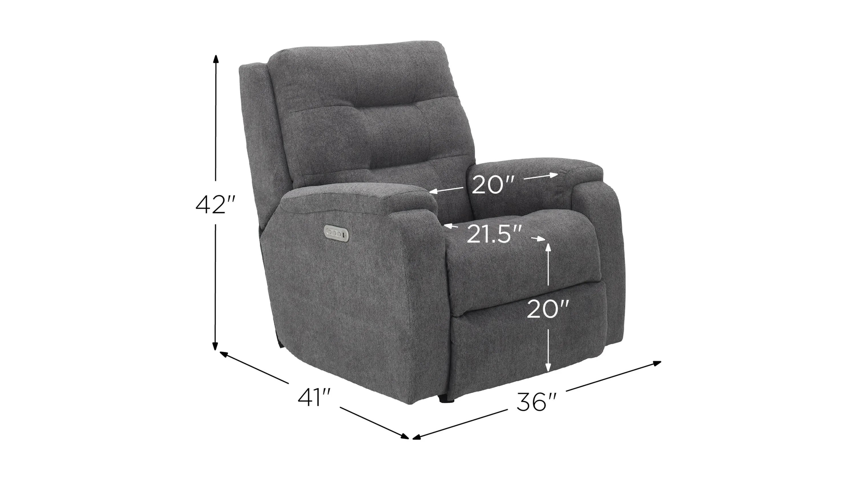 Halenbeck Triple Power Rocker Recliner | Raymour & Flanigan