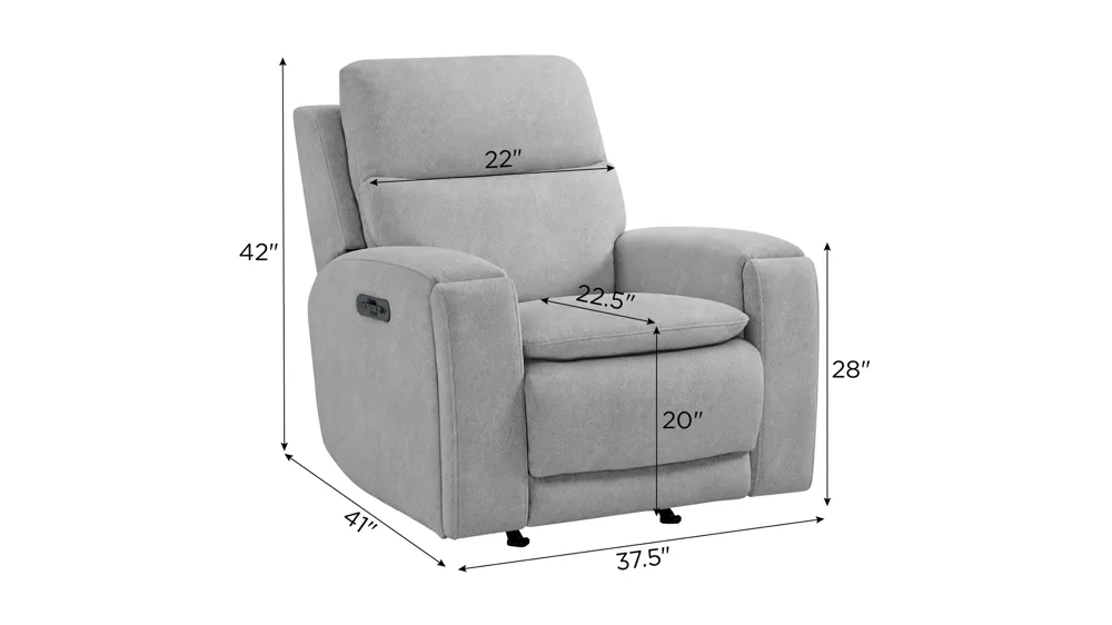 Aiden Glider Rocker Dimensions