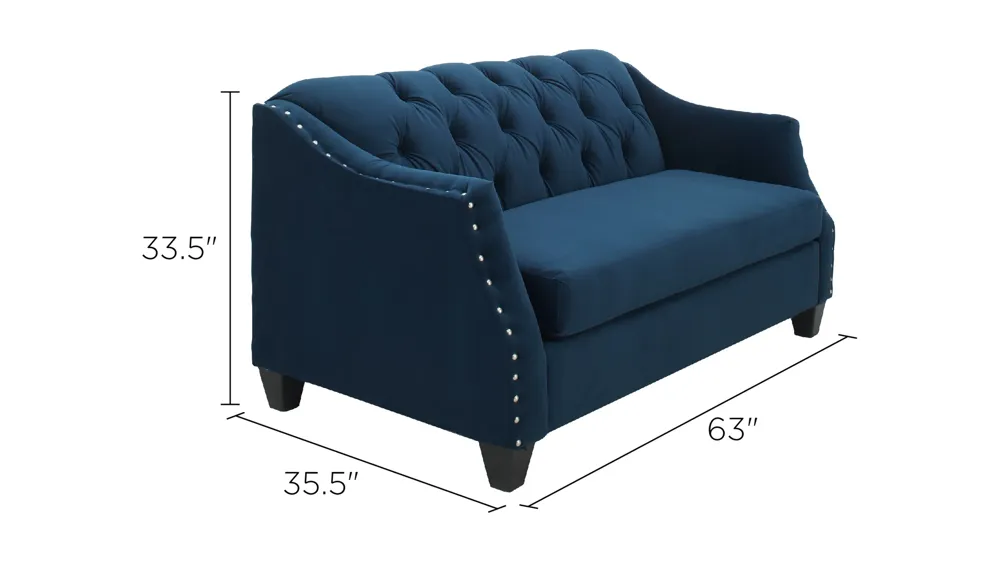 Isabelle Loveseat Dimensions